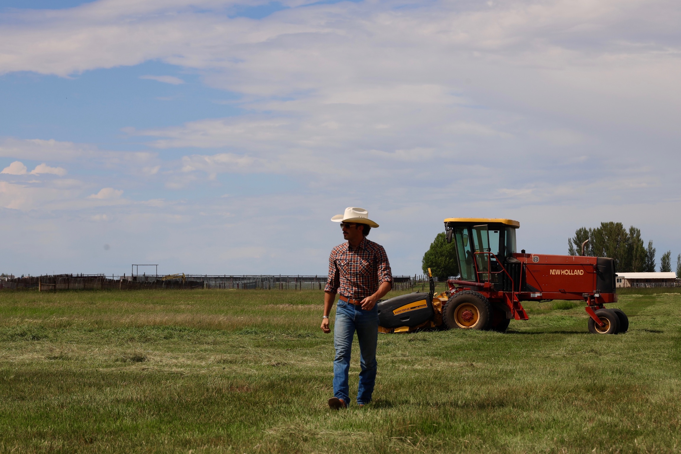 On the ranch in Wyoming